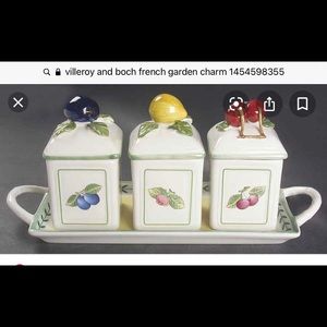 Villeroy & Boch French Charm jam set and tray